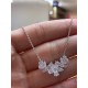 Custom Design 18k Gold Totaling 2.0ct Lab Grown Diamond Necklace 