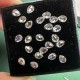 Ruif Jewelry Rose Cut Pear shape Moissanite Stones Super D VVS1 Loose Gemstone for Jewelry