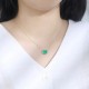 Ruif Jewelry Classic Design 18K Yellow Gold 2.37ct Lab Grown Emerald Pendant Necklace Gemstone Jewelry