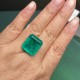 Ruif Jewelry Collection 19.62ct Emerald Cut 17.96x15.96mm Lab Grown Emerald Colombia Color Hydrothermal Emeralds Loose Gemstone for Diy Jewelry Making