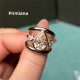 Ruif Jewelry Customized 14K Yellow Gold 3.01ct Lab Grown Diamond Ring Classic Three Stones Engagement Band Jewelry for Women