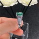 Ruif Jewelry Customized PT950 5.73ct Lab Grown Emerald Ring With DEF Lab Grown Diamond Band Jewelry for Women