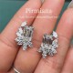 Ruif Jewelry Customized Design 18K White Gold Earrings for Women 7.8ct CVD Lab Grown Diamond Jewelry