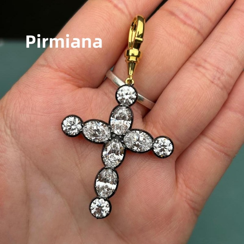Ruif Jewelry Customized 18k Yellow Gold 7ct Lab Grown Diamond Pendent for Women Party Gift