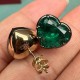 Ruif Jewelry Customized 14k yellow Gold 8ct Lab Grown Emerald Earrings for Women Party Gift