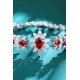 Ruif Jewelry Classic Design S925 Silver 8.98ct Lab Grown Ruby Bracelet Gemstone Jewelry