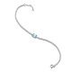 Ruif Jewelry Classic Design S925 Silver 1.51ct Lab Grown Paraiba Sapphire Bracelet Gemstone Jewelry