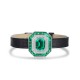 Ruif Jewelry Classic Design S925 Silver 4.435ct Lab Grown Emerald Bracelet Gemstone Jewelry