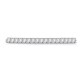 Ruif Jewelry Classic Design S925 Silver 5ctx17pcs White Color Simulated Diamond Bracelet Wedding Bands