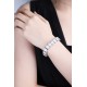 Ruif Jewelry Classic Design S925 Silver 5ctx17pcs White Color Simulated Diamond Bracelet Wedding Bands