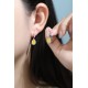 Ruif Jewelry Classic Design S925 Silver 1.0ctx2pcs Yellow/White Color Simulated Diamond Earrings Cubic Zircon Earrings Gemstone Jewelry