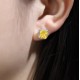 Ruif Jewelry Classic Design S925 Silver 2ctx2pcs Yellow/White Color Simulated Diamond Earrings Cubic Zircon Earrings Jewelry