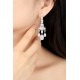 Ruif Jewelry Classic Design S925 Silver 19.2ct White Color Simulated Diamond Earrings Cubic Zircon Earrings Gemstone Jewelry