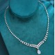 Ruif  Jewelry Classic Design S925 Silver 6.81ct White Simulated Diamond Pendant Necklace Gemstone Jewelry