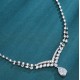 Ruif  Jewelry Classic Design S925 Silver 6.81ct White Simulated Diamond Pendant Necklace Gemstone Jewelry