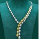 Ruif  Jewelry Classic Design S925 Silver 55.29ct White/Yellow  Simulated Diamond Pendant Necklace Gemstone Jewelry