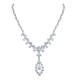 Ruif  Jewelry Classic Design S925 Silver 3.0ct White Simulated Diamond Pendant Necklace Gemstone Jewelry