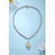 Ruif  Jewelry Classic Design S925 Silver 9.5ct White/ Yellow  Simulated Diamond Pendant Necklace Gemstone Jewelry