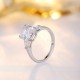 Ruif Jewelry Classic Design 18K gold 5.1ct White Color Simulated Diamond Ring Wedding Bands