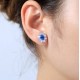 Ruif Jewelry Classic Design S925 Silver 2.1ct Lab Grown Cobalt Spinel  Earrings Gemstone Jewelry Party Gift