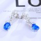 Ruif Jewelry Classic Design S925 Silver 6.712ct Lab Grown Cobalt Spinel  Earrings Gemstone Jewelry Party Gift