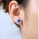 Ruif Jewelry Classic Design S925 Silver 2.72ct Lab Grown Cobalt Spinel  Earrings Gemstone Jewelry Party Gift