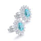 Ruif Jewelry Classic Design S925 Silver 2.69ct Lab Grown Paraiba Sapphire Earrings Gemstone Jewelry