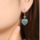 Ruif Jewelry Classic Design S925 Silver 9.84ct Lab Grown Paraiba Earrings Gemstone Jewelry