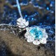 Ruif Jewelry Classic Design S925 Silver 4.64ct Lab Grown Paraiba Sapphire Pendant Necklace Gemstone Jewelry