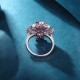 Ruif Jewelry Classic Design S925 Silver 5.2ct Lab Grown Sapphire/Ruby Ring Wedding Bands ring