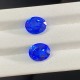 Ruif Jewelry New Brilliant Oval Cut Cornflower Blue Color Lab Grown Cobalt Spinel Gemstone For Jewelry