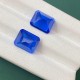 Ruif Jewelry Hand Made Lab Grown Cobalt Spinel High Quality Emerald Cut Gemstones For DIY Jewelry Rings Design