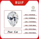 Ruif Jewelry Real D Color Super White Moissanite Stones Marquise/ Oval / Pear / Radiant / Emerald / Heart / Princess / Cushion / Asscher Shape