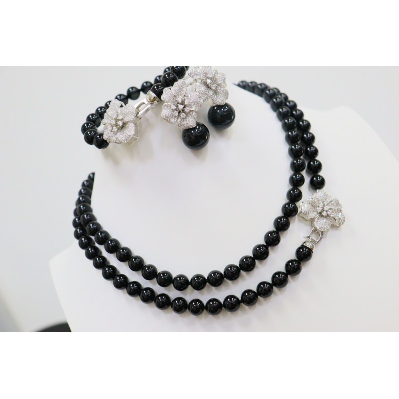 Ruif Jewelry Flower Set S925 Silver Agate Bracelet  Cubic Zircona Gemstone Fashion Jewelry