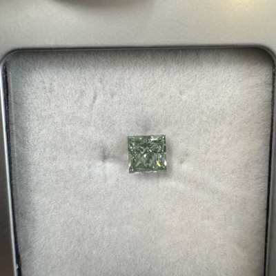 Ruif Jewelry 1.02ct CVD Fancy Intense Green VS1 Lab Grown Diamonds IGI certificate Diamonds for DIY Jewelry Making Size Customizable