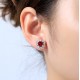 Ruif Jewelry Classic Design S925 Silver 2.93ct Lab Grown Emerald Earrings Red Ruby Royal Blue Sapphire Gemstone Jewelry