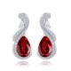 Ruif Jewelry Classic Design S925 Silver 5.94ct/9.4ct/9.4ct/10.5ct/8.6ct Lab Grown Emaerald/Ruby/Sapphire/Paraiba/Cobaltite Spinel Earrings Gemstone Jewelry