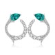 Ruif Jewelry Classic Design S925 Silver 3.32ct Lab Grown Emerald Earrings Gemstone Jewelry