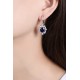 Ruif Jewelry Classic Design S925 Silver 5.22ct Lab Grown Emerald/Red Ruby/Royal Blue Sapphire Earrings  Gemstone Jewelry