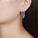 Ruif Jewelry Classic Design S925 Silver 5.2ct Lab Grown Sapphire  Earrings Royal Blue Gemstone Jewelry