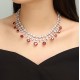 Ruif Jewelry Classic Design S925 Silver 32.04ct Lab Grown Ruby Pendant Necklace Gemstone Jewelry