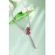 Ruif Jewelry Classic Design S925 Silver 9.98ct Lab Grown Ruby Pendant Necklace Gemstone Jewelry