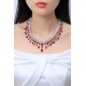 Ruif Jewelry Classic Design S925 Silver 93.75ct Lab Grown Ruby Pendant Necklace Gemstone Jewelry