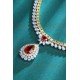 Ruif Jewelry Classic Design S925 Silver 11.05ct Lab Grown Ruby Pendant Necklace Gemstone Jewelry