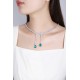 Ruif Jewelry Classic Design Green S925 Silver 7.9ct Lab Grown Emerald Luxury Necklace Gemstone Jewelry