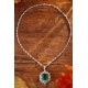 Ruif Jewelry Classic Design Green S925 Silver 7.725ct Lab Grown Emerald Luxury Necklace Gemstone Jewelry