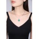 Ruif Jewelry Classic Design Green S925 Silver 7.725ct Lab Grown Emerald Luxury Necklace Gemstone Jewelry