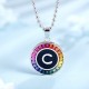 Ruif  Jewelry Classic Design S925 Silver Rainbow Color Lab Grown Sapphire Pendant Necklace Gemstone Jewelry