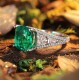 Ruif Jewelry Classic Design S925 Silver 5.42ct Lab Grown Emerald Ring Wedding Bands