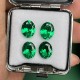 Ruif Jewelry New Arrival Oval Shape Lab Grown Tasvorite Green Color Gemstone for Diy Jewelry Making